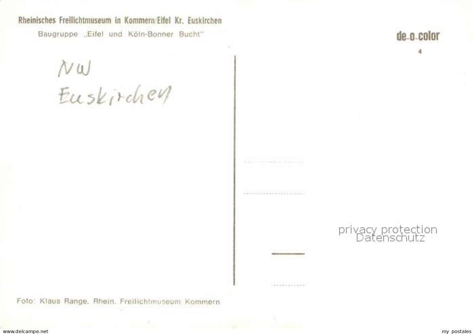 72929448 Kommern Mechernich Rheinisches Freilichtmuseum Fachwerk Kreis Euskirche - Other & Unclassified