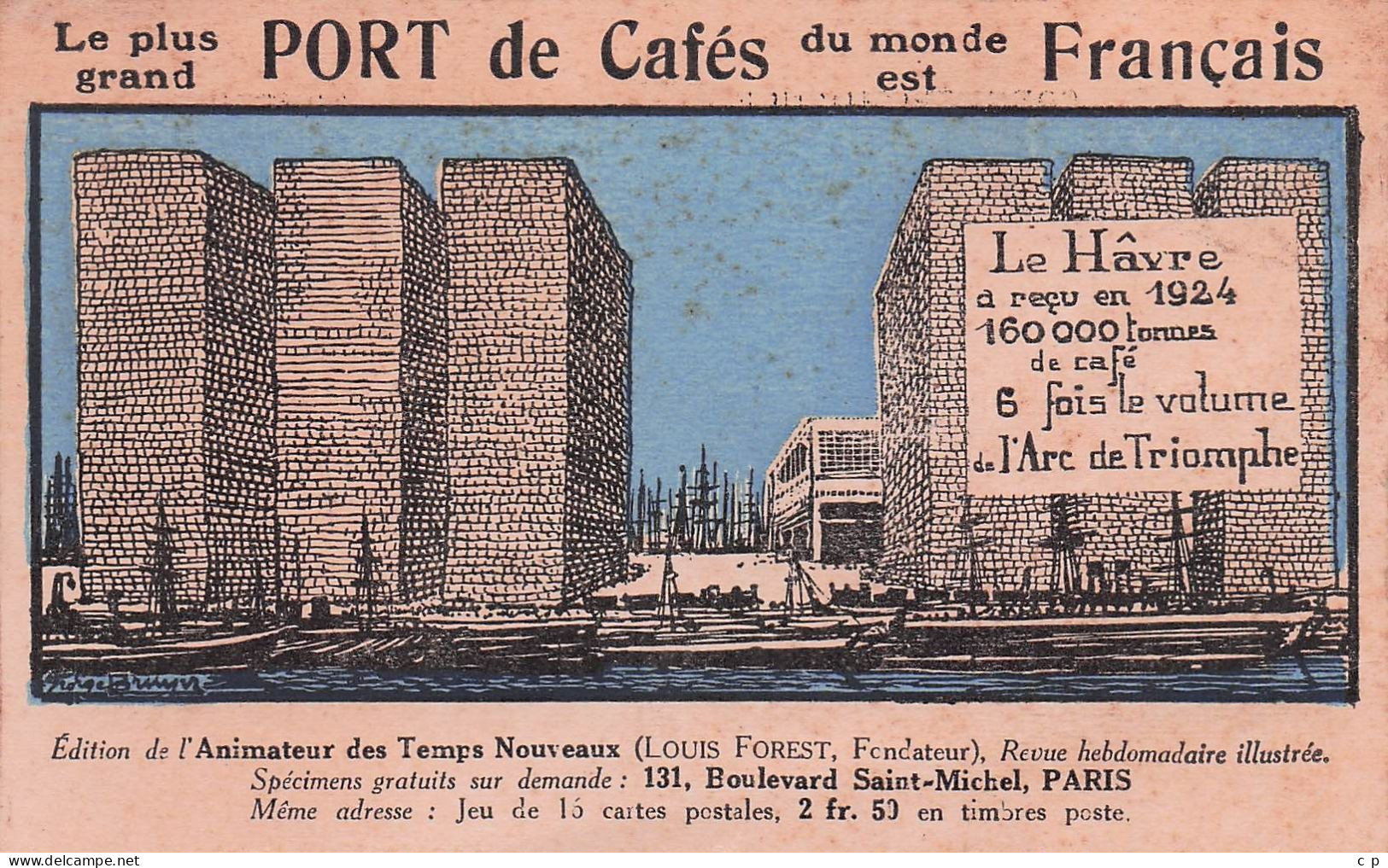 Le Havre  -  Port De Cafés  - Plus Grand Est  Français  - CPA°J - Haven