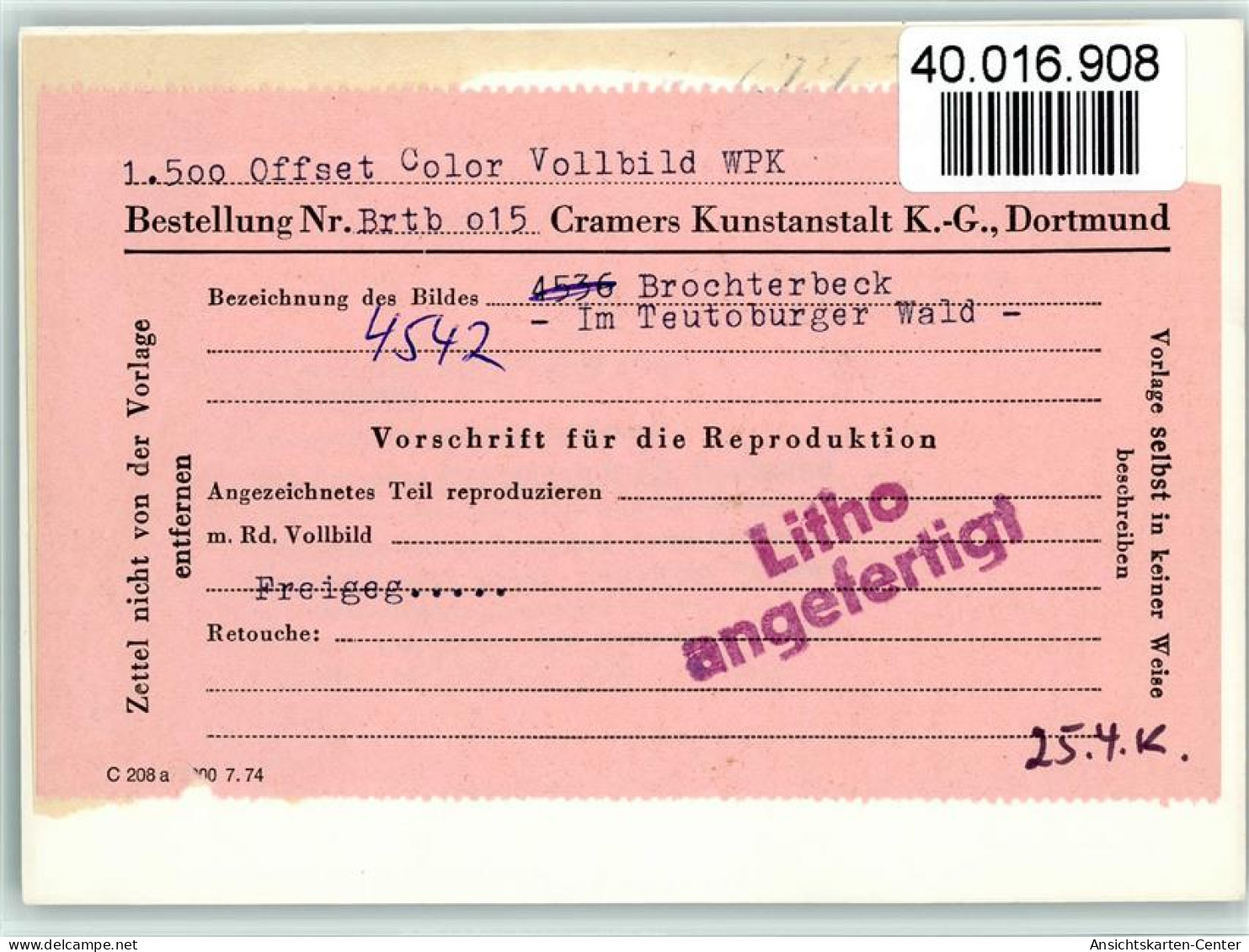 40016908 - Brochterbeck - Other & Unclassified