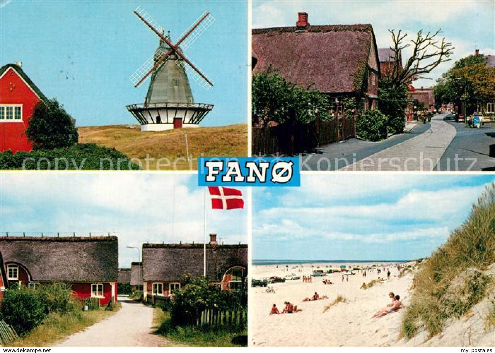 72929231 Fanoe Windmuehle Strand Fanoe - Danemark