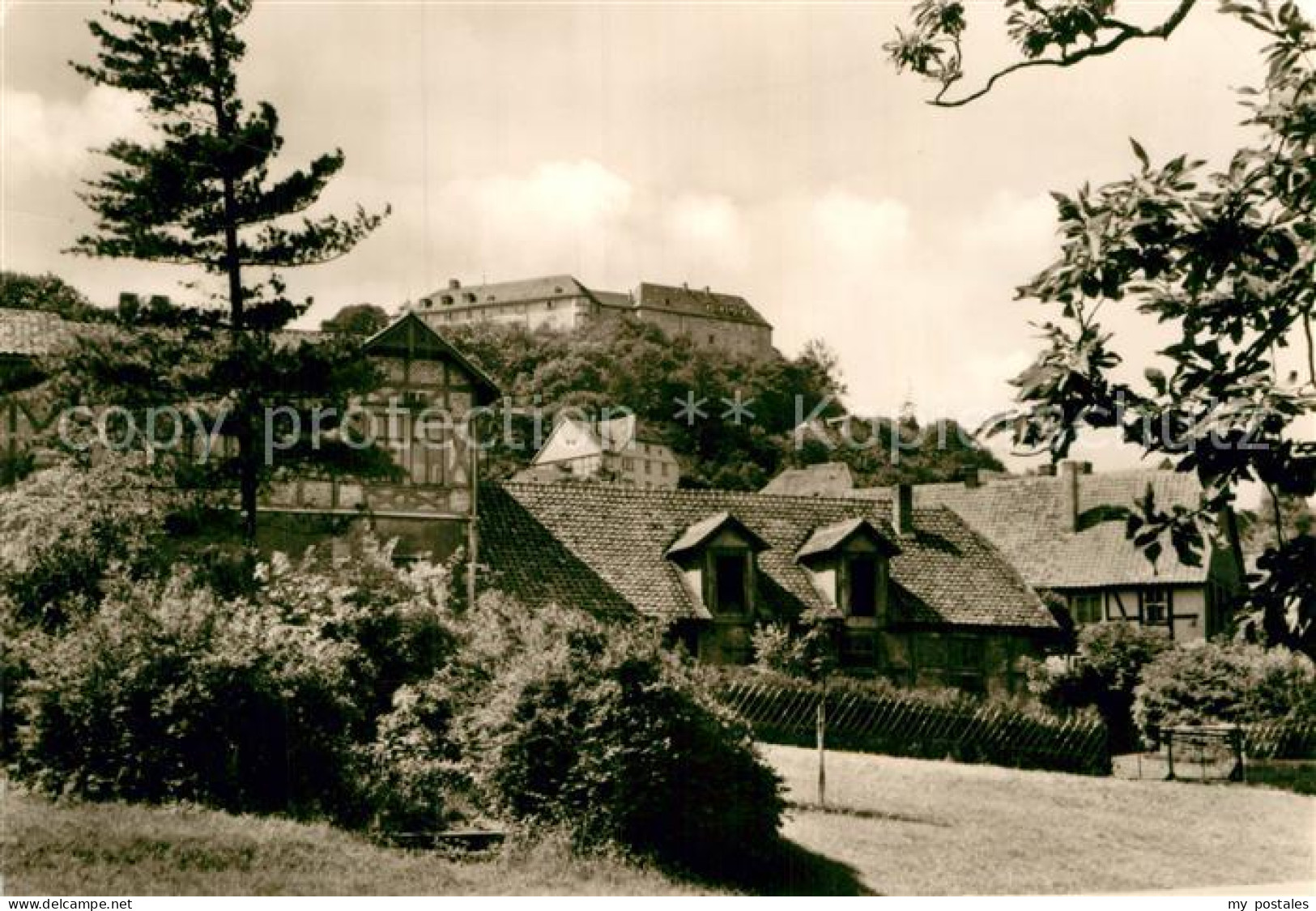 72929160 Blankenburg Harz Blick Vom Schlosspark Zum Schloss Blankenburg - Blankenburg