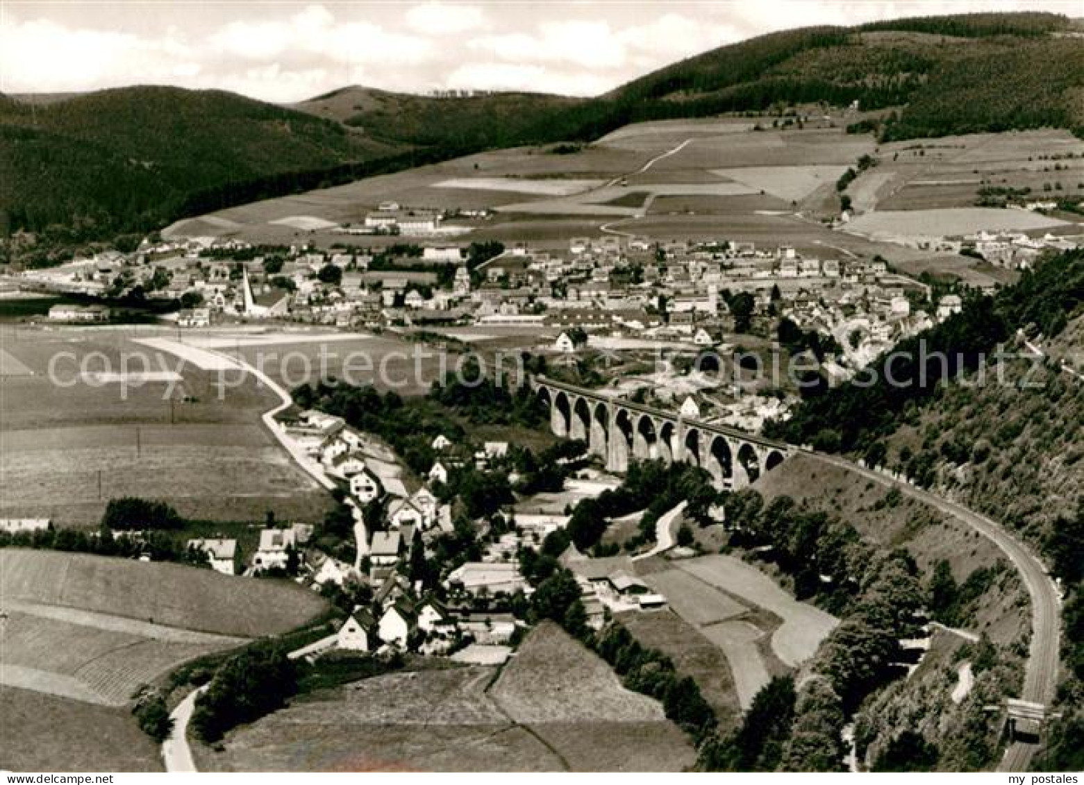 72929151 Willingen Sauerland Fliegeraufnahme Viadukt Willingen Sauerland - Sonstige & Ohne Zuordnung