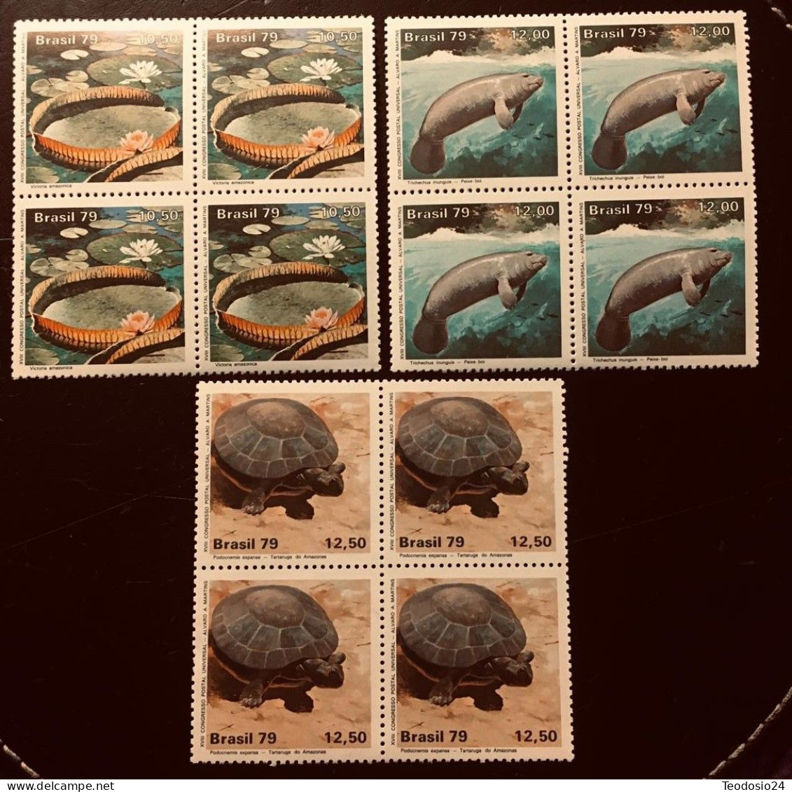 Brasil 1979 Yvert 1365/7 ** BL4 - Unused Stamps