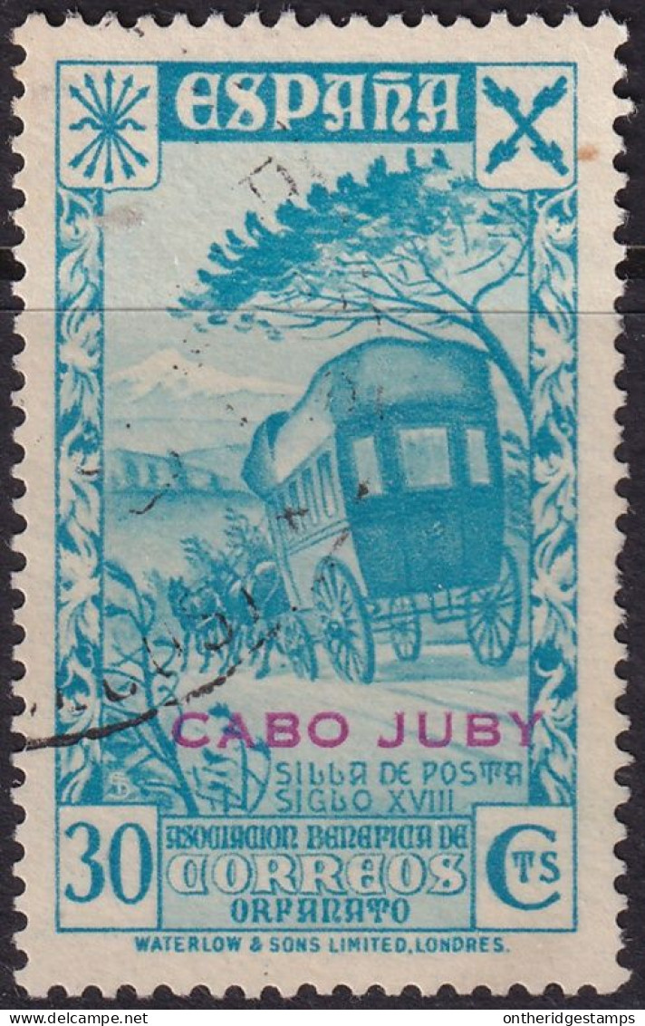Cape Juby 1938 Beneficencia Ed 3 Cabo Juby  Used - Cape Juby
