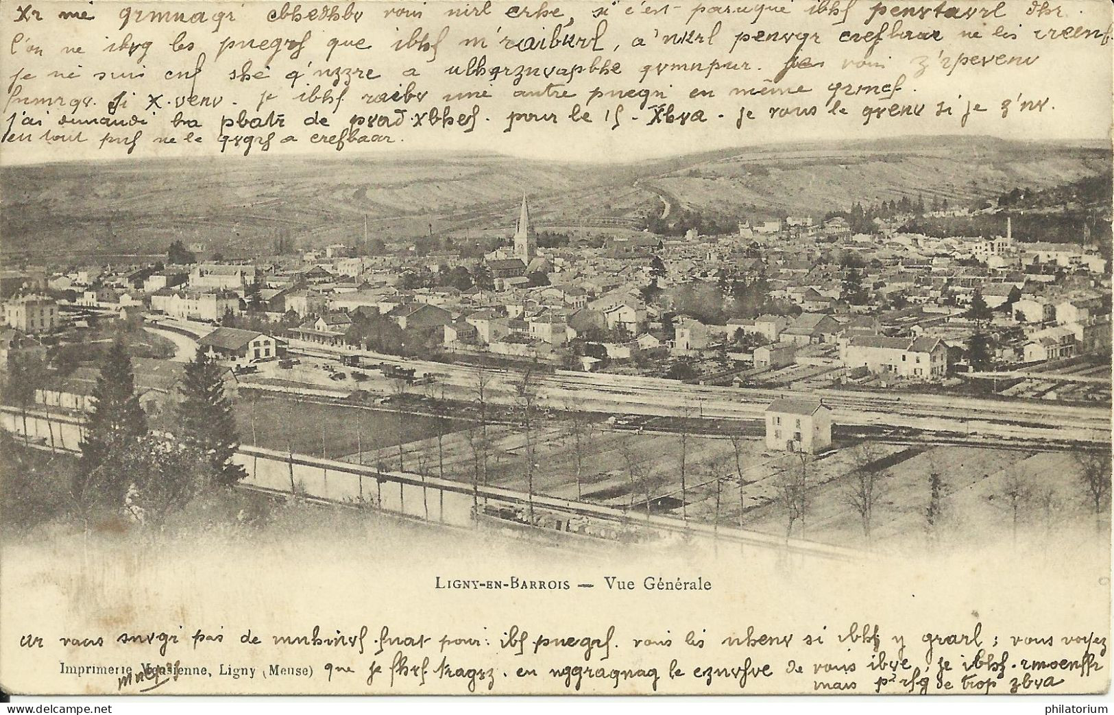 55  LIGNY En BARROIS  Vue Générale - Ligny En Barrois