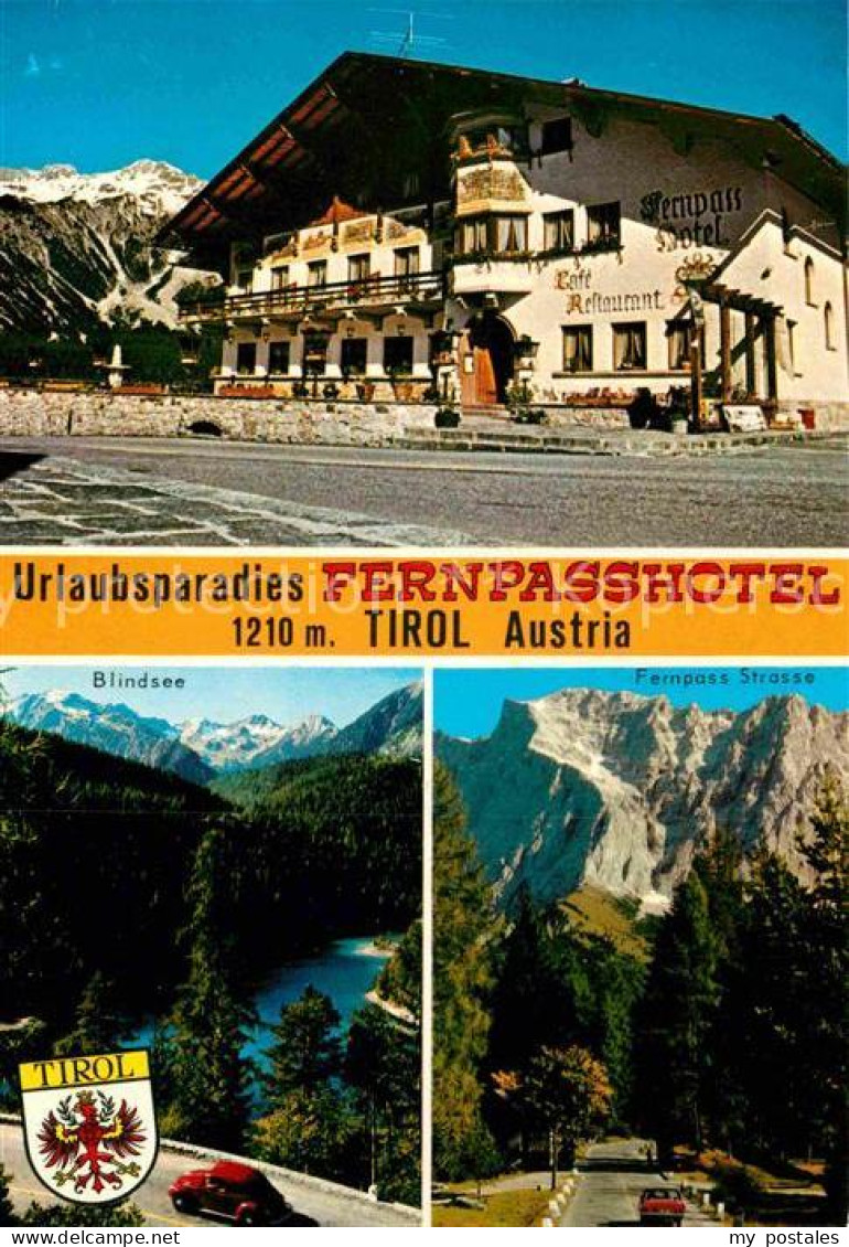 72928971 Nassereith Fernpasshotel Blindsee Fernpassstrasse Alpenpanorama Nassere - Andere & Zonder Classificatie