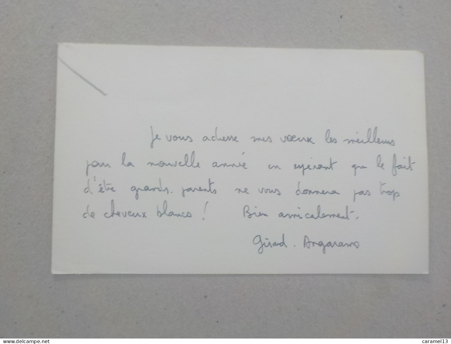 CPSM -  AU PLUS RAPIDE - NOUVELLE CALEDONIE - MEILLEURS VOEUX 1974 -  VOYAGEE NON TIMBREE  - FORMAT CPA - Nouvelle Calédonie