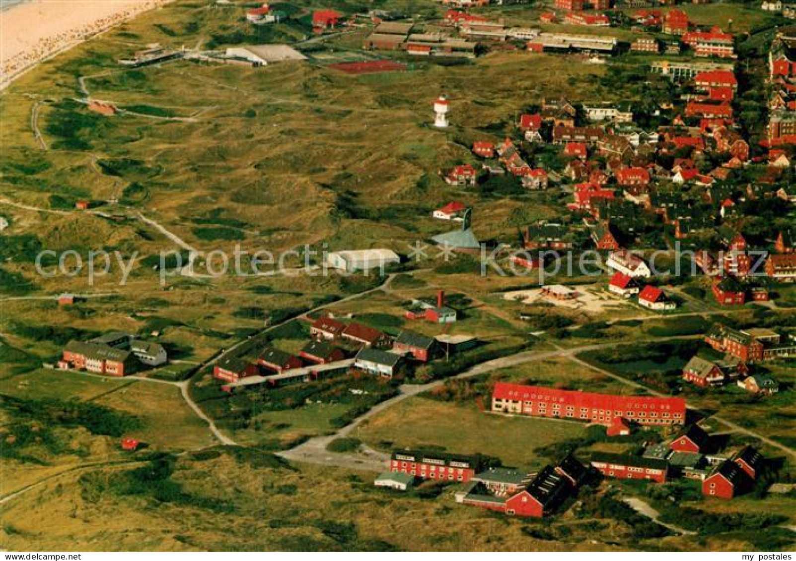 72928446 Langeoog Nordseebad Fliegeraufnahme Langeoog - Langeoog