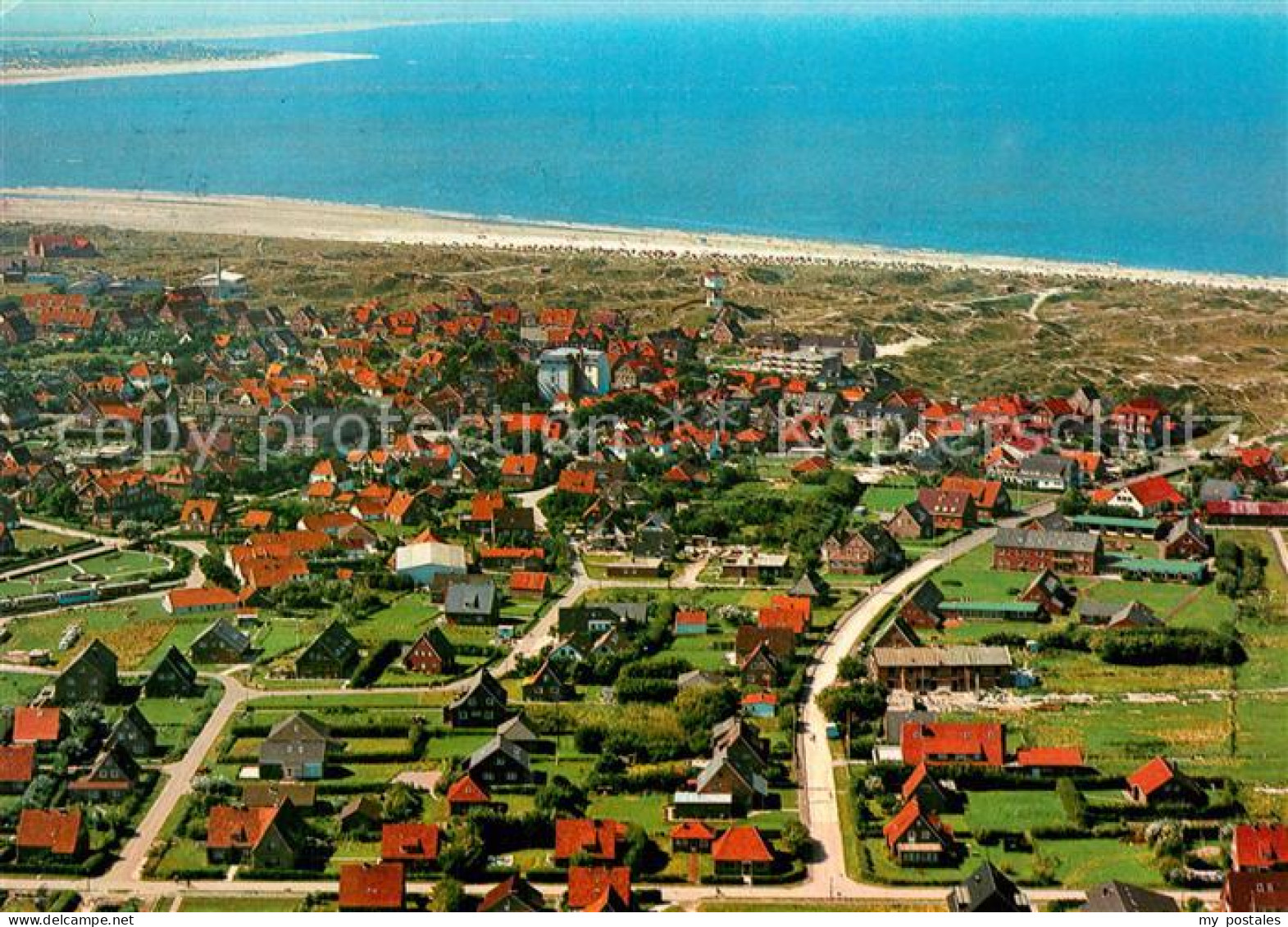 72928442 Langeoog Nordseebad Fliegeraufnahme Langeoog - Langeoog