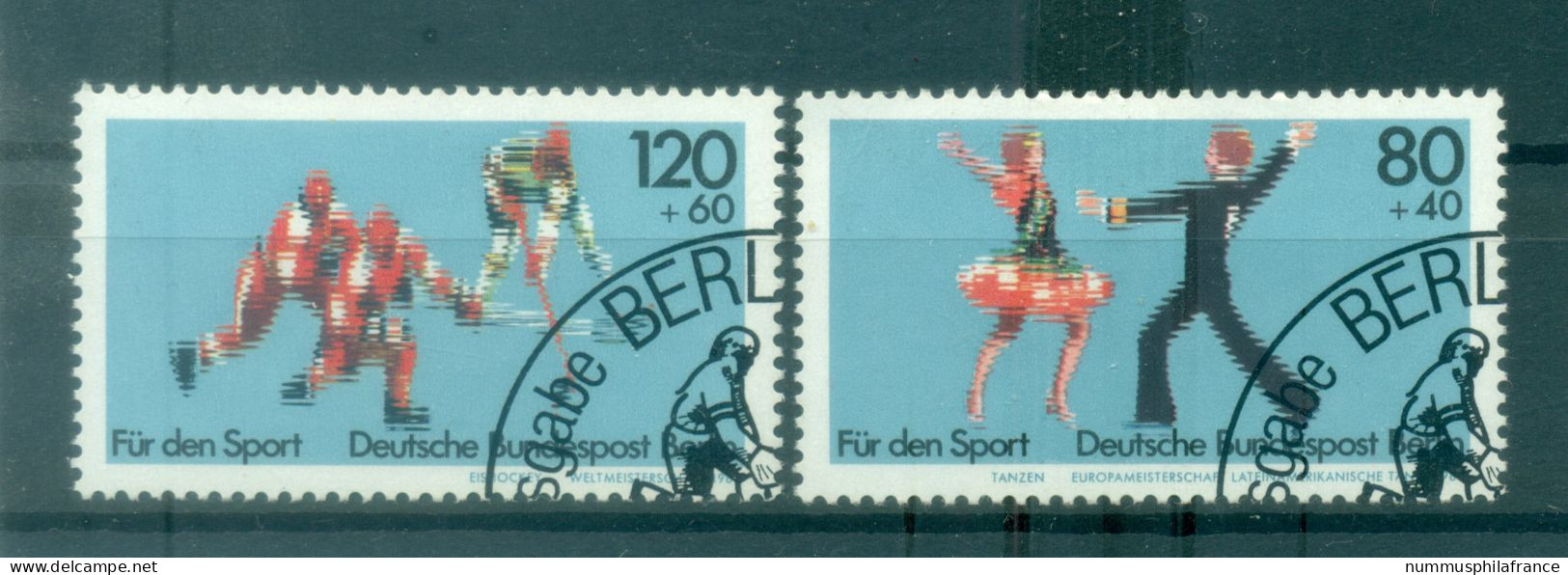 Berlin Ouest  1983 - Michel N. 698/99 - Evénements Sportifs De 1983 (Y & T N. 659/60) - Gebraucht