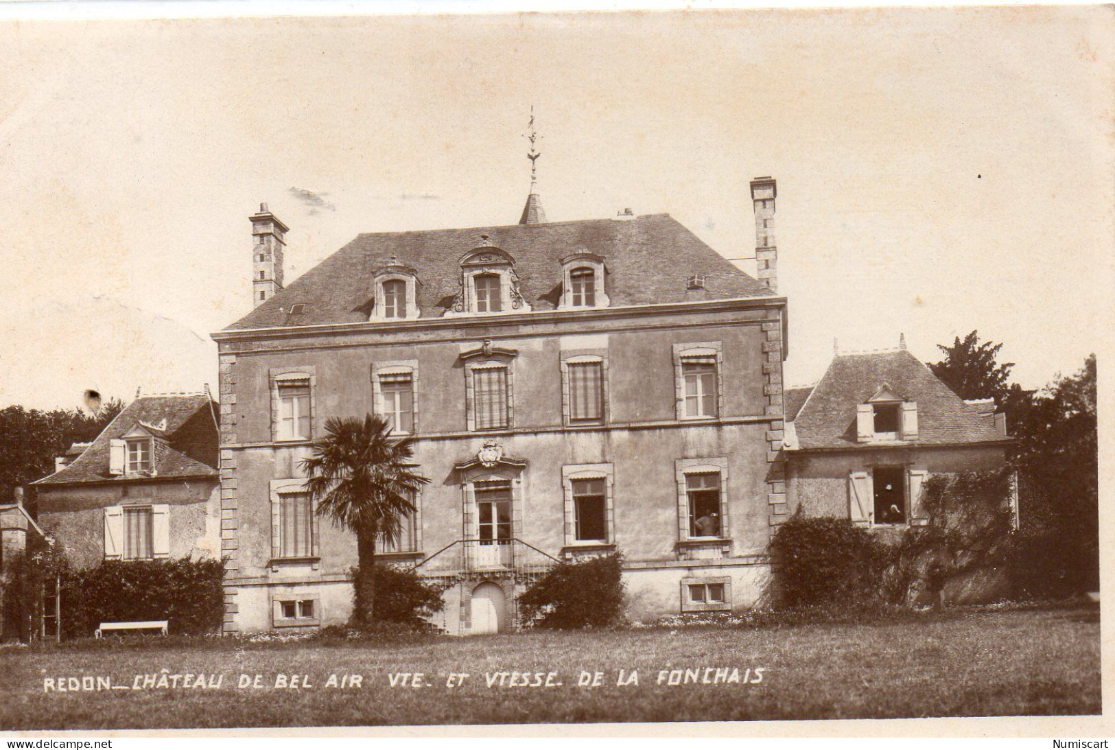 Redon Château De Bel Air Carte TRES RARE - Redon