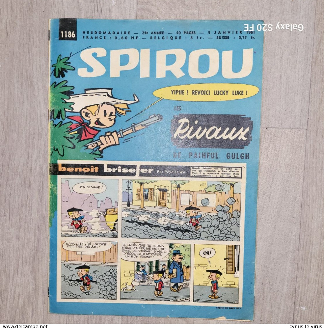 Magazines Spirou  ** Benoit Brisefer - Spirou Magazine