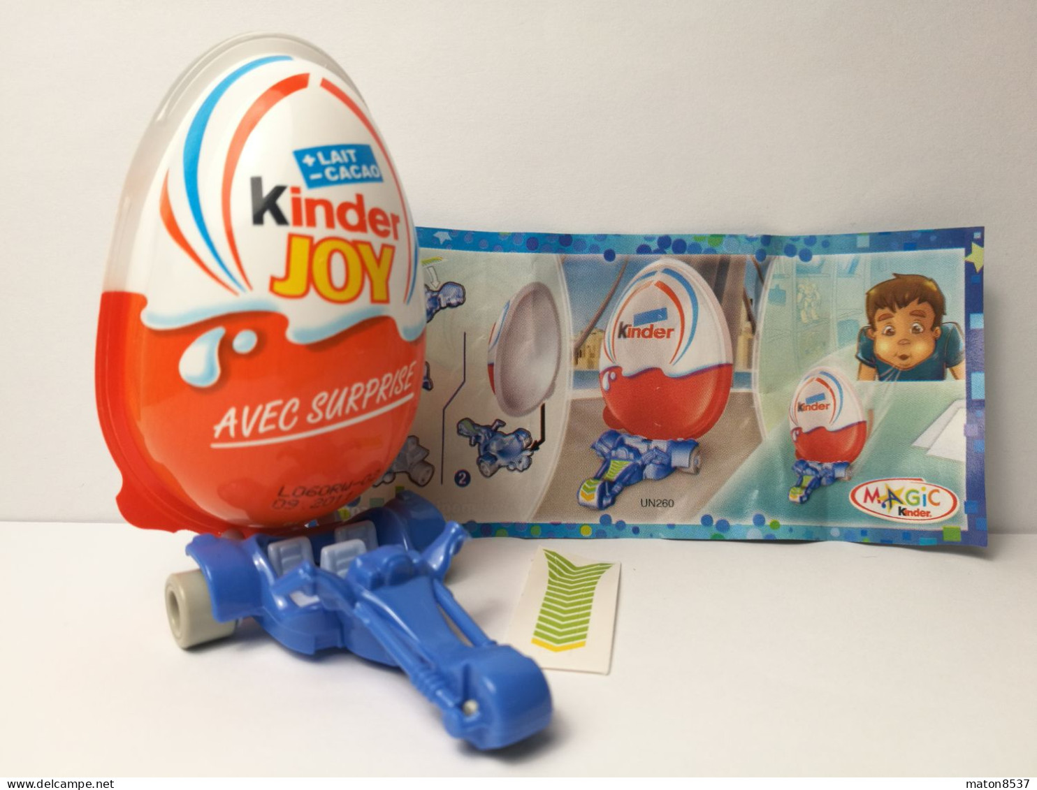 Kinder : MPG UN260  Windtracer 2010 - Racer Blau + BPZ +  Aufkleber - Montables