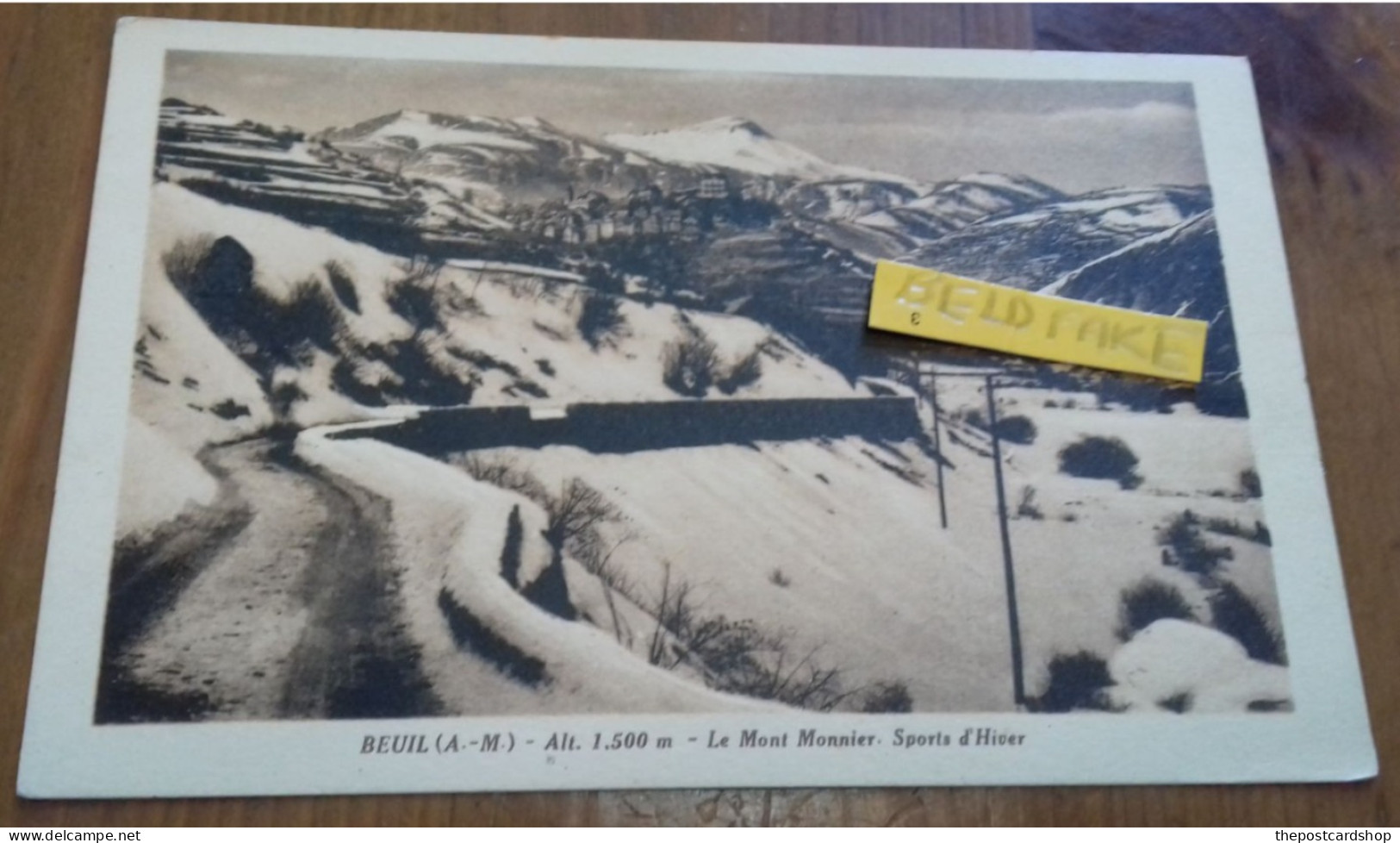 Dép 06 Carte Postale Beuil (06) Le Mont Monnier - Sports D'Hiver Unused - Other & Unclassified