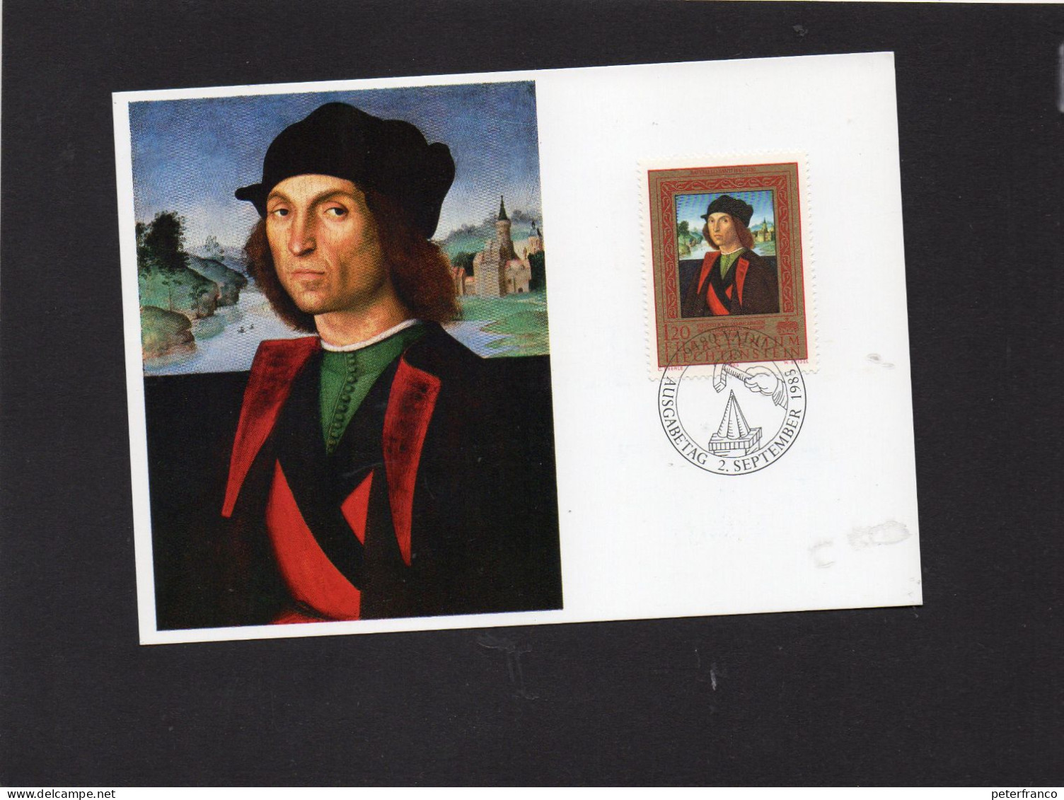 1985 Liechtenstein - Dipinto Di Quentin Massys - FDC