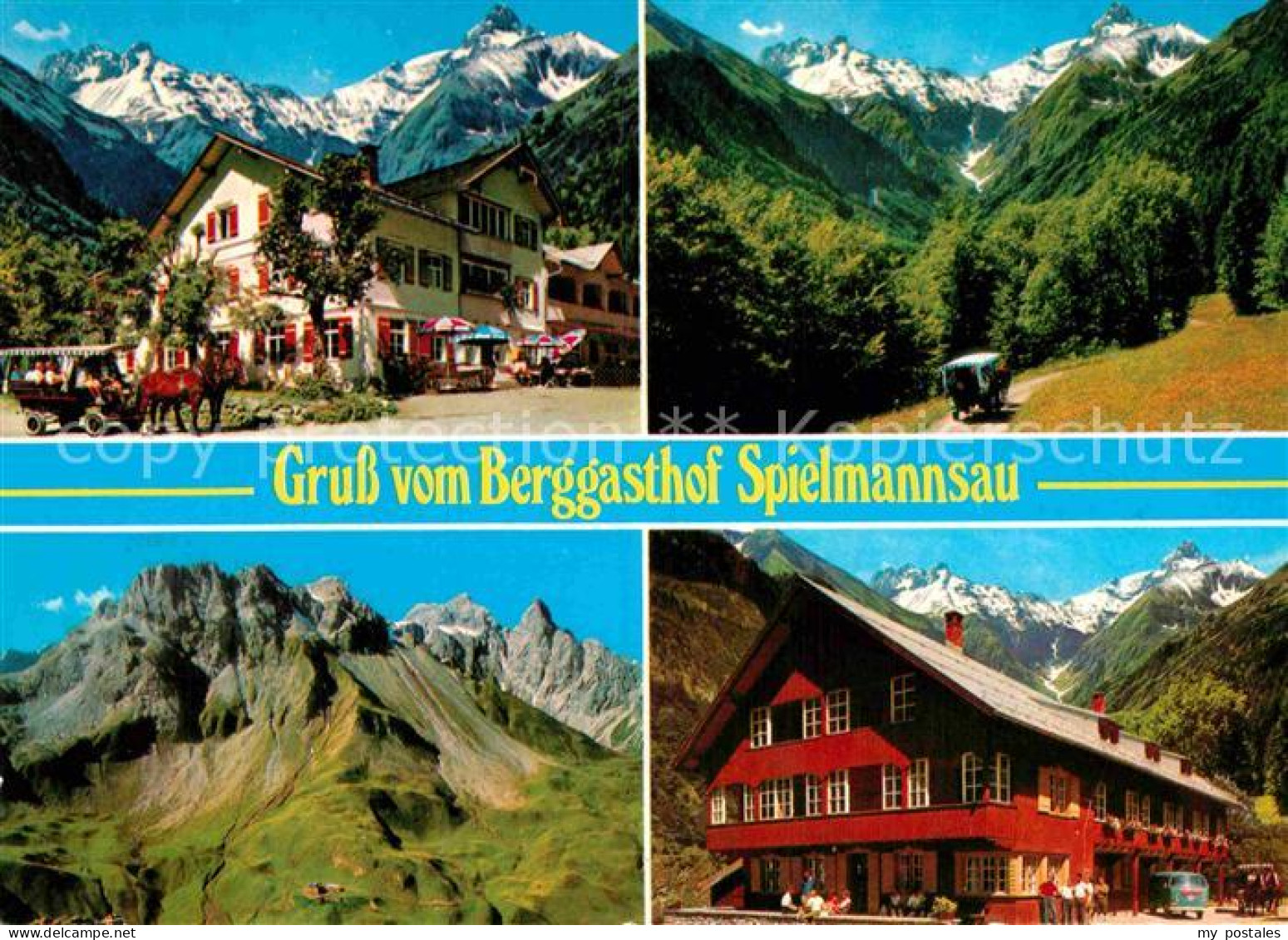 72927904 Oberstdorf Berggasthof Spielmannsau Allgaeuer Alpen Anatswald - Oberstdorf