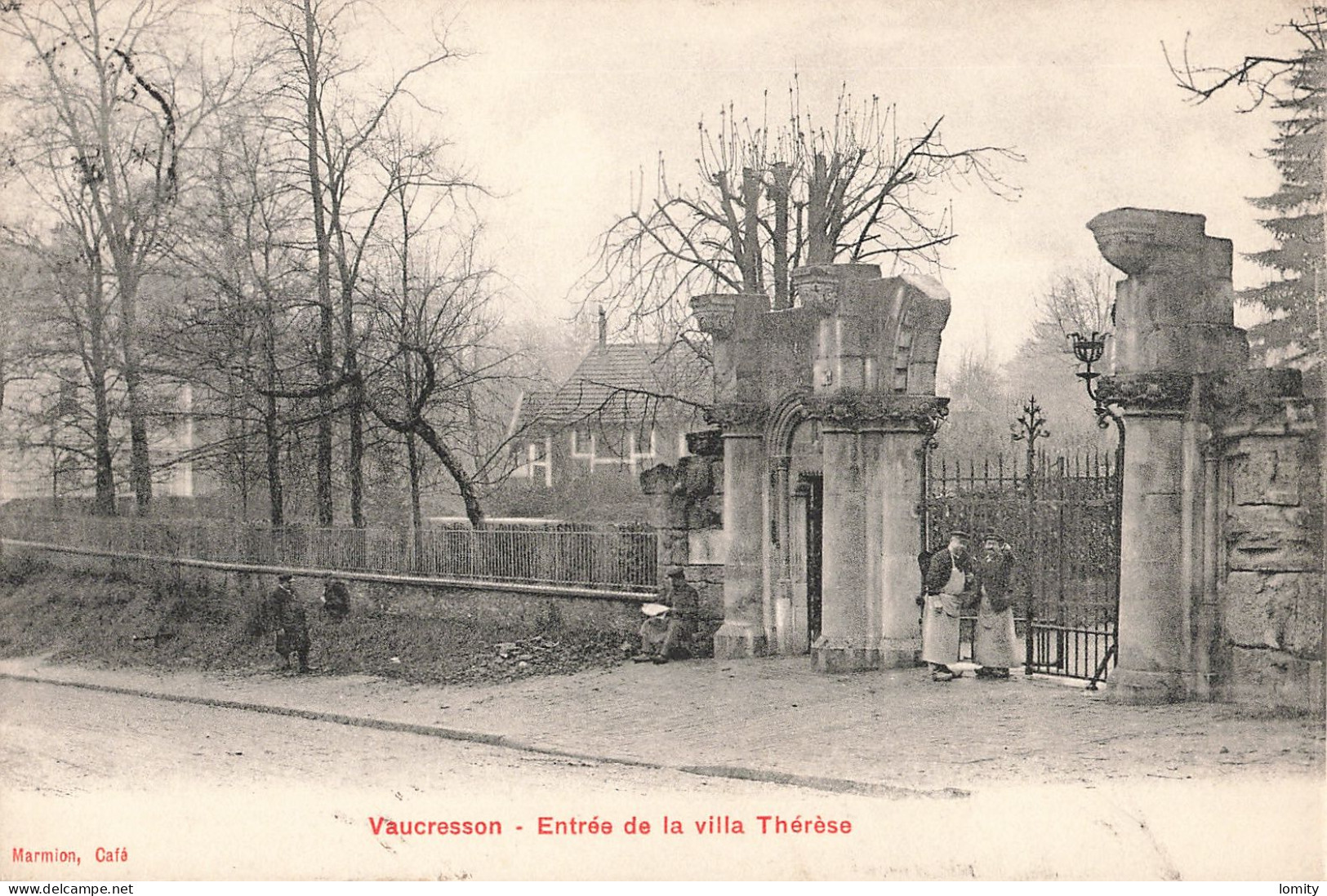 92 Vaucresson Entrée De La Villa Thérèse CPA - Vaucresson