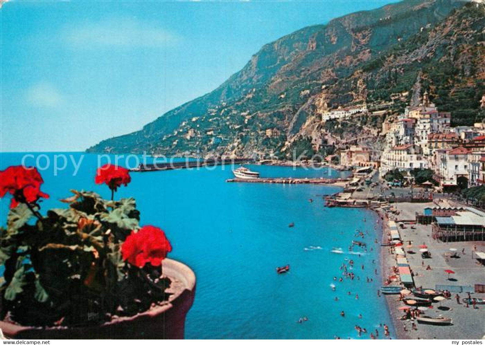 72927766 Amalfi Spiaggia Ed Il Porto Strand Hafen Kueste Amalfi - Andere & Zonder Classificatie