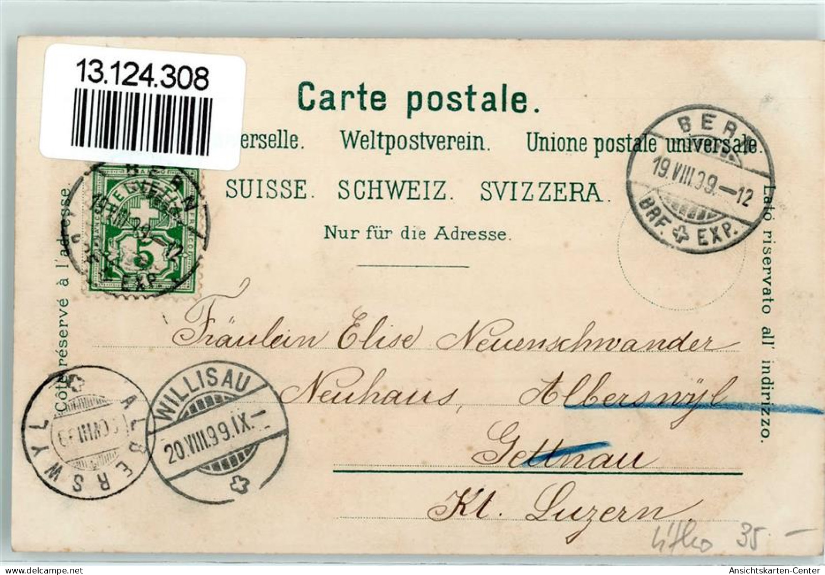 13124308 - Bern Berne - Sonstige & Ohne Zuordnung