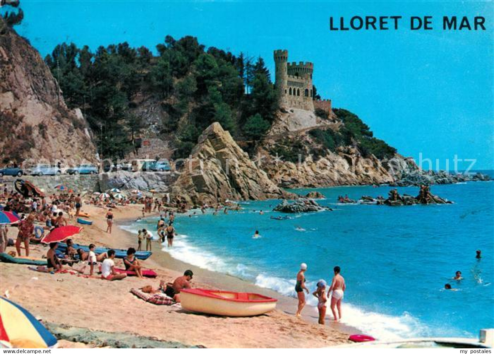 72927681 Lloret De Mar Playa Strand Kueste Burg Costa Brava Spanien - Sonstige & Ohne Zuordnung