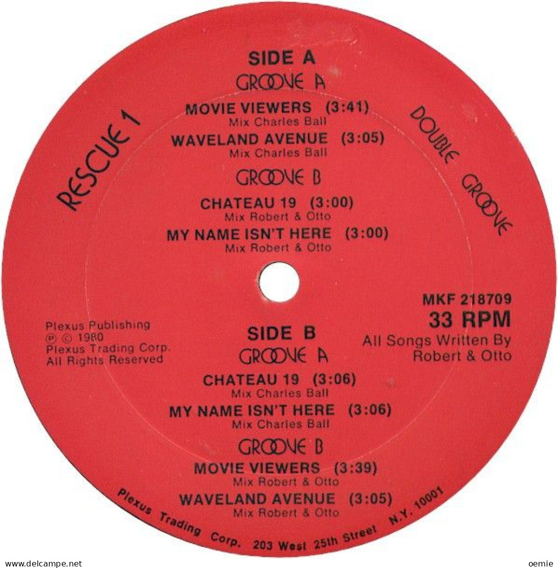 RESCUE  1  MOVIE VIEWERS - 45 Rpm - Maxi-Single