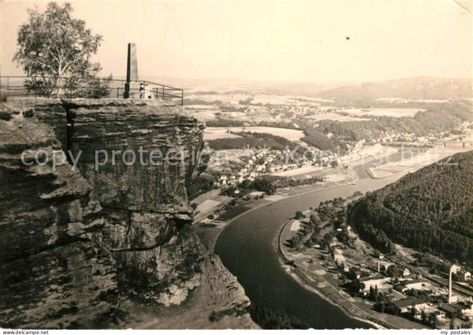 72927555 Bad Schandau Blick Vom Lilienstein Bad Schandau - Bad Schandau