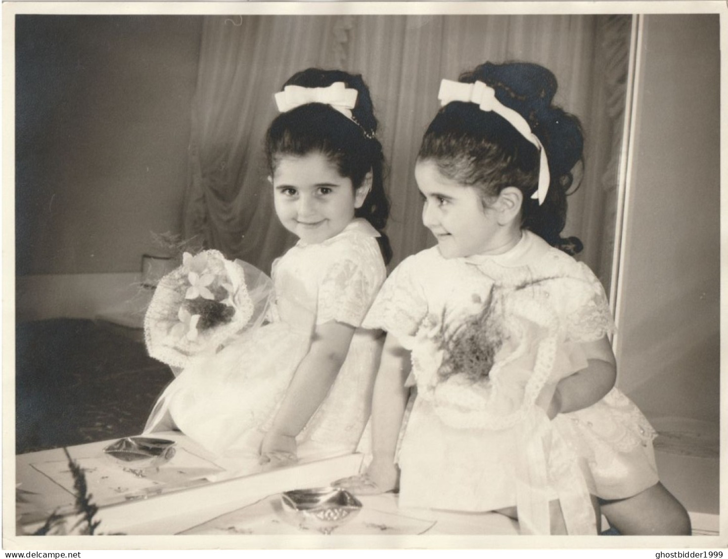 JEWISH JUDAICA TURQUIE  FAMILY ARCHIVE SNAPSHOT  PHOTO  ENFANT FILL 17.7X23.5cm. - Anonyme Personen