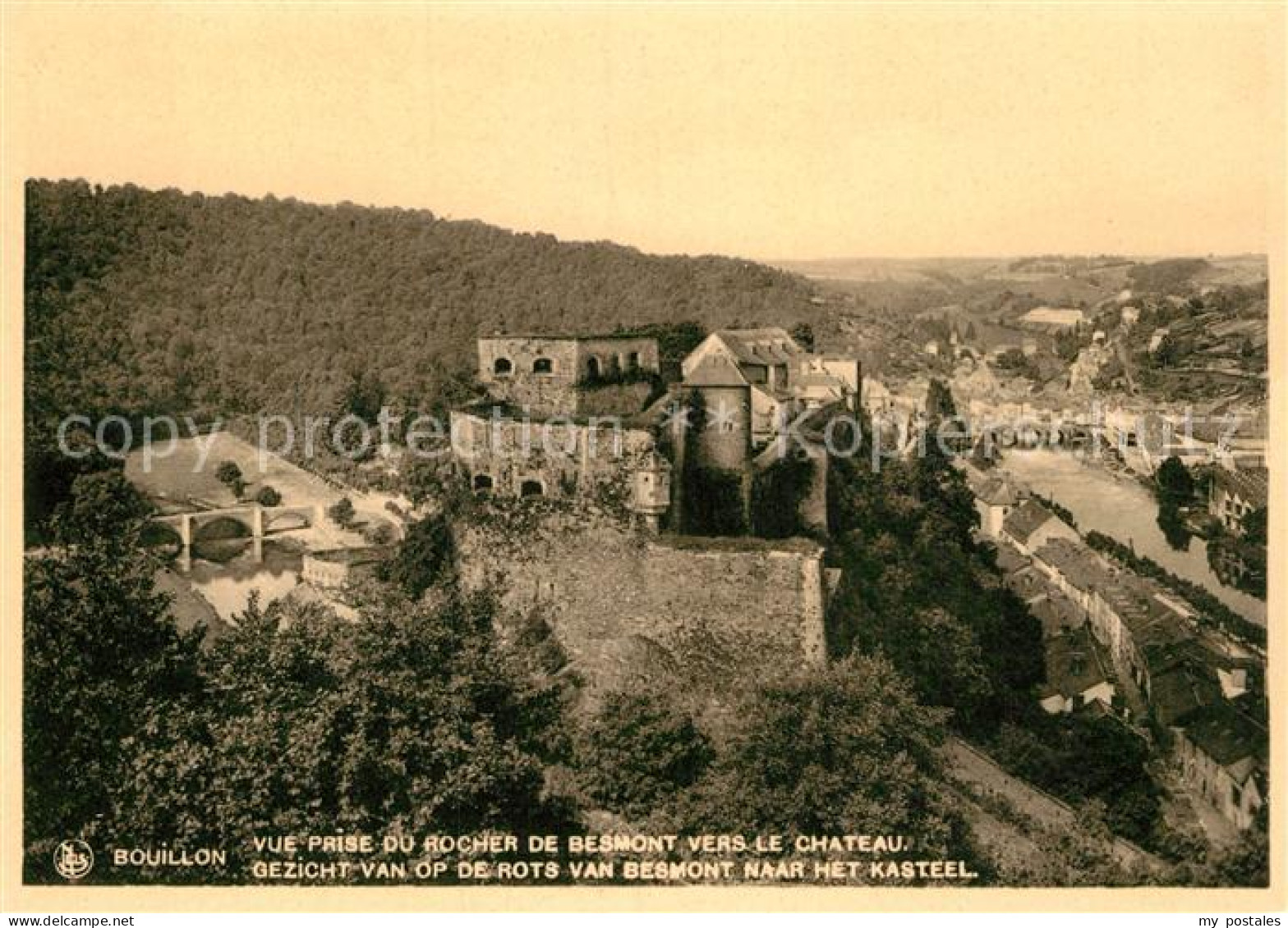 72927318 Bouillon Wallonne Rocher De Besmont Verl Le Chateau  - Autres & Non Classés