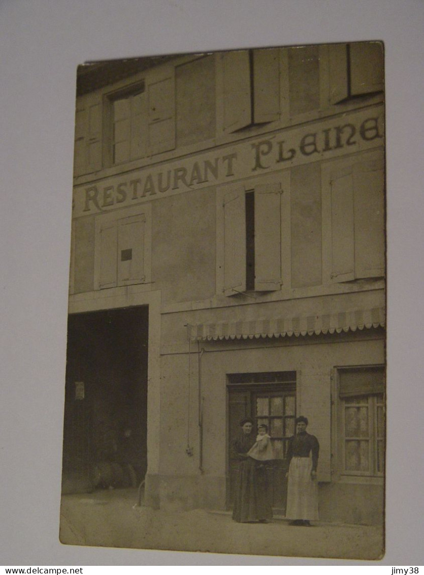 CARTE PHOTO RESTAURANT PLEINE.. ANIMEE - A Identificar