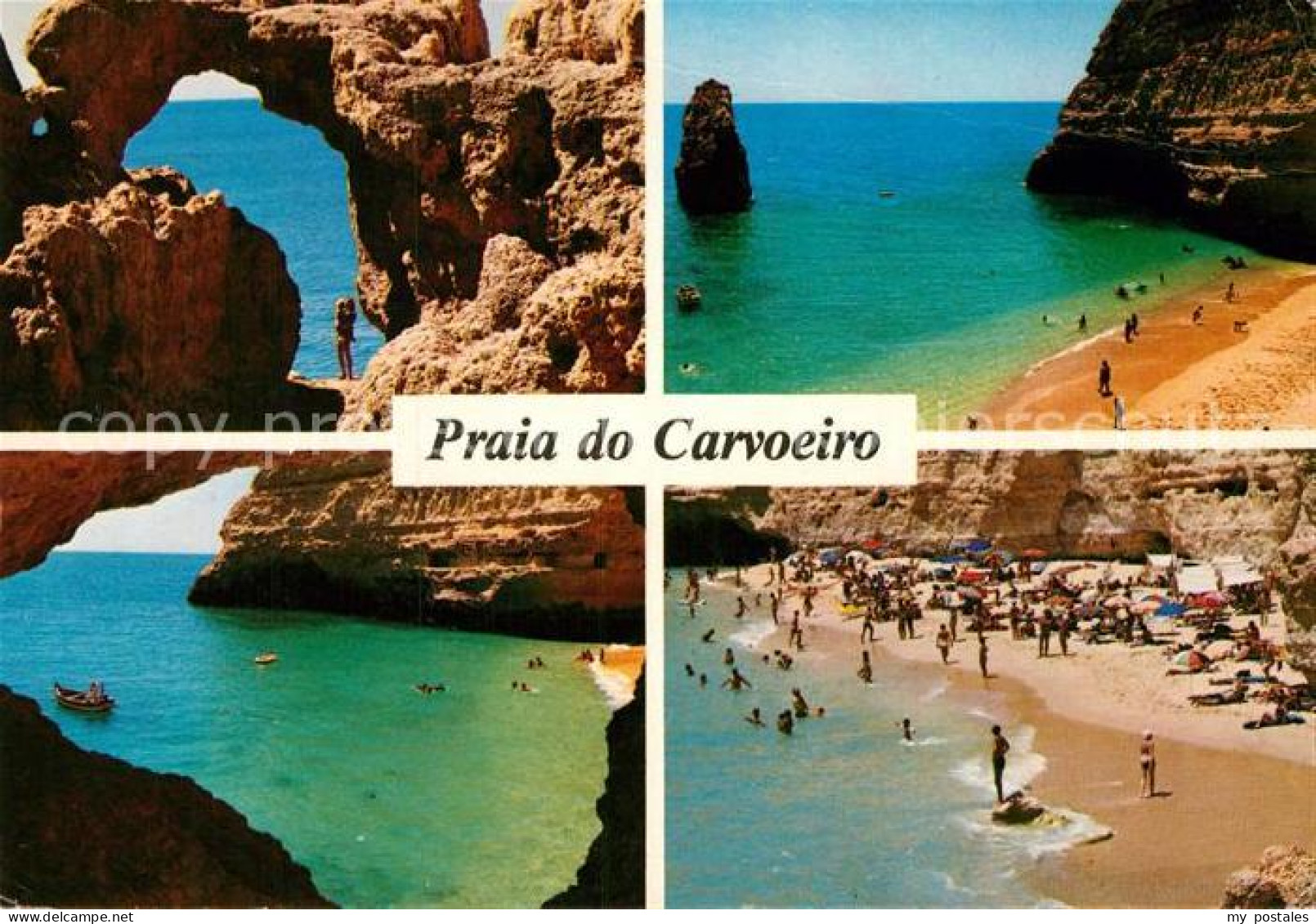 72927180 Praia Do Carvoeiro Bucht Strand Felsen Praia Do Carvoeiro - Andere & Zonder Classificatie