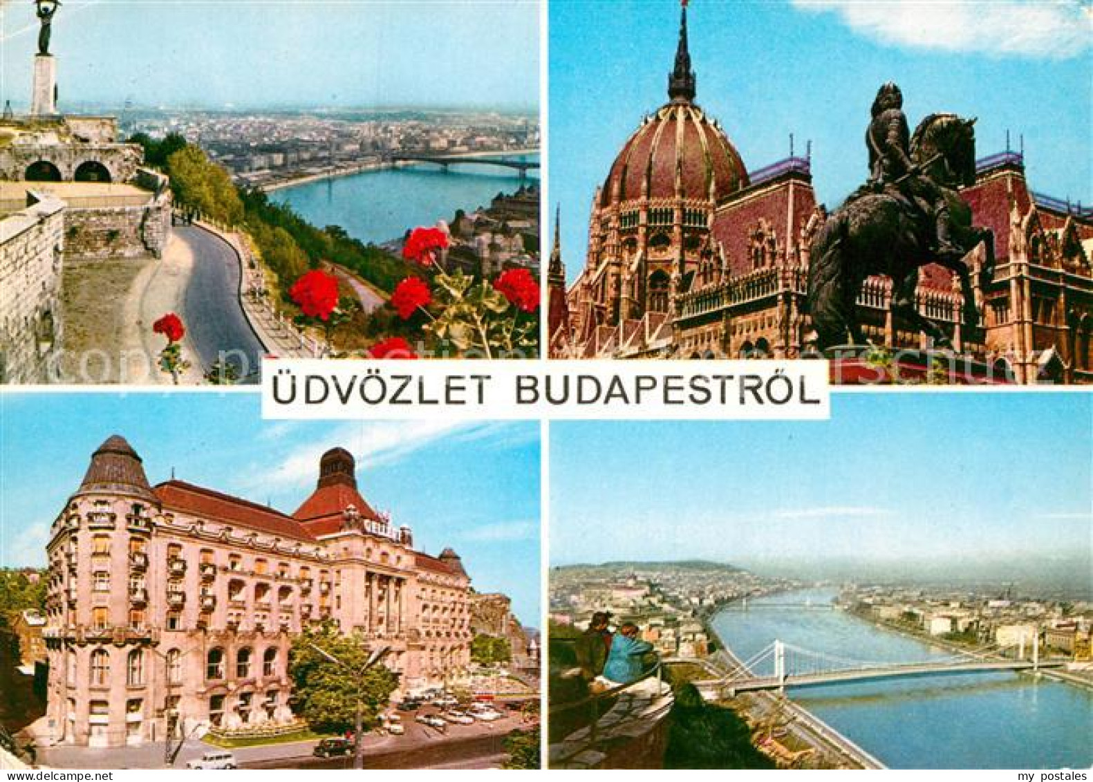 72927166 Budapest Stadtpanorama Blick Ueber Die Donau Hotel Gellert Fischerbaste - Ungarn