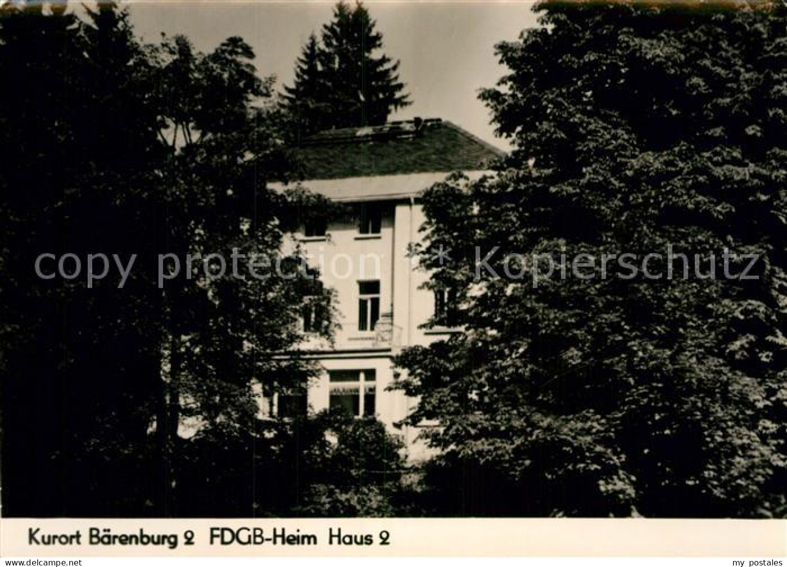 72927124 Baerenburg Sachsen FDGB Heim Altenberg - Altenberg