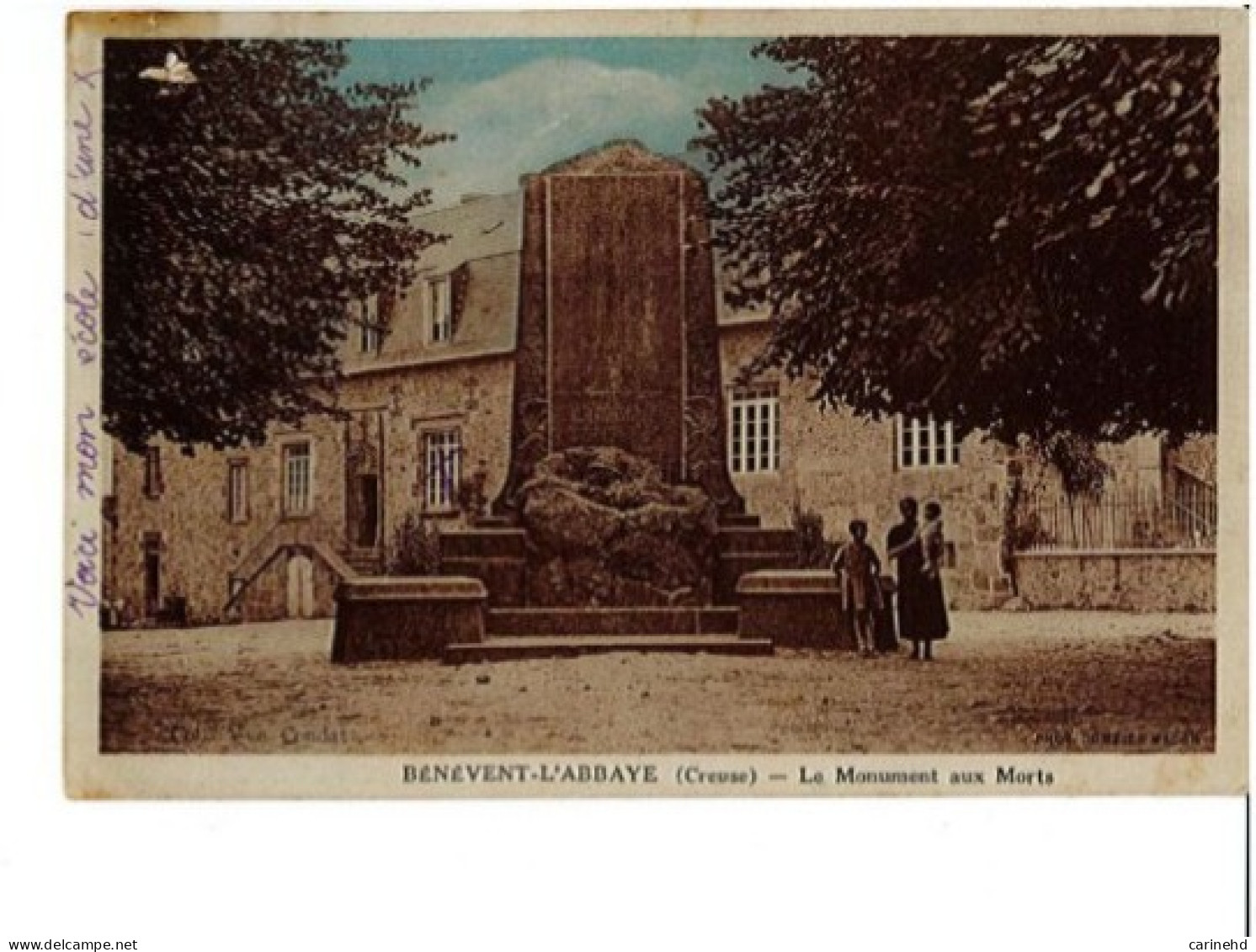 BENEVENT L ABBAYE. MONUMENT AUX MORTS - Benevent L'Abbaye