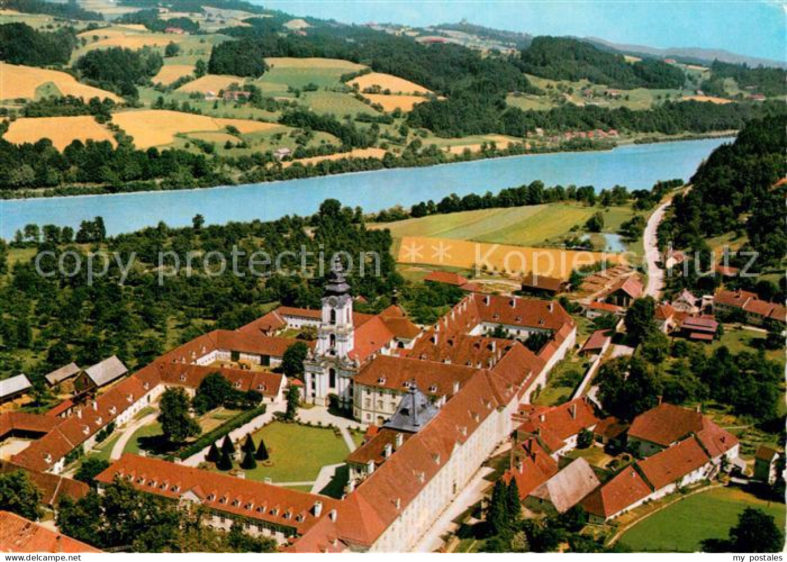 72926710 Wilhering Fliegeraufnahme Kloster  Wilhering - Sonstige & Ohne Zuordnung