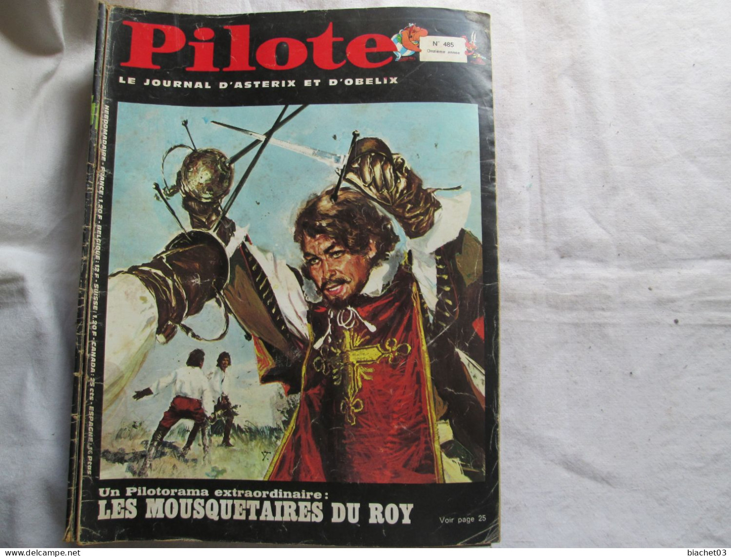 PILOTE Le Journal D'Astérix Et Obélix  N°485 - Pilote