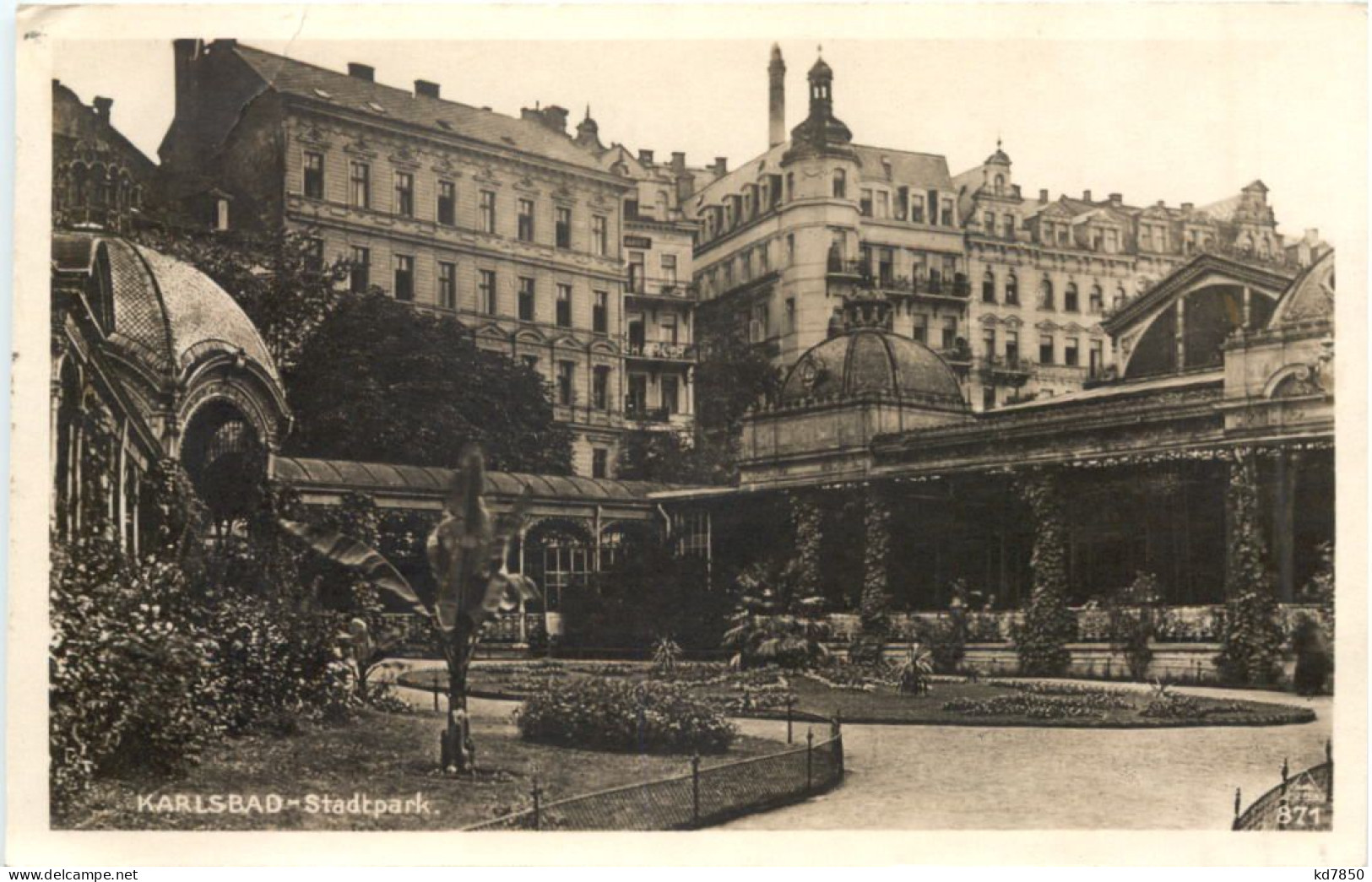 Karlsbad - Stadtpark - Bohemen En Moravië