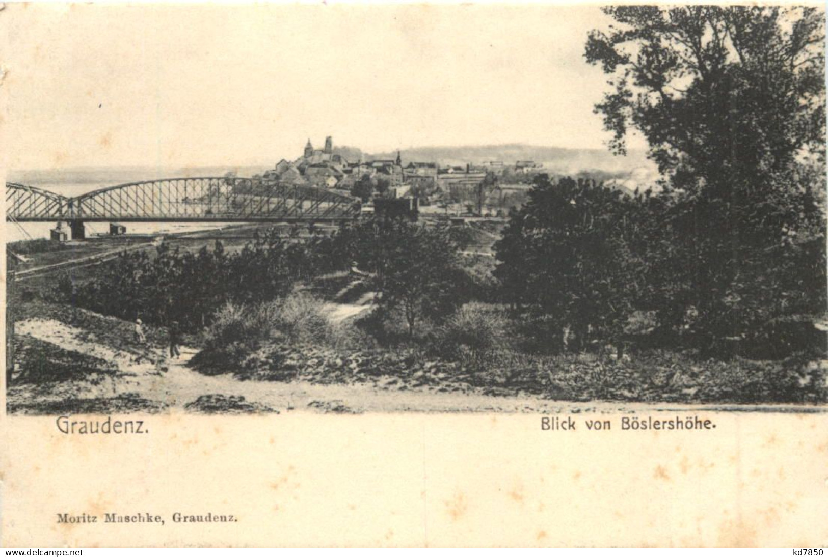 Graudenz - Blick Von Böslershöhe - Pommern