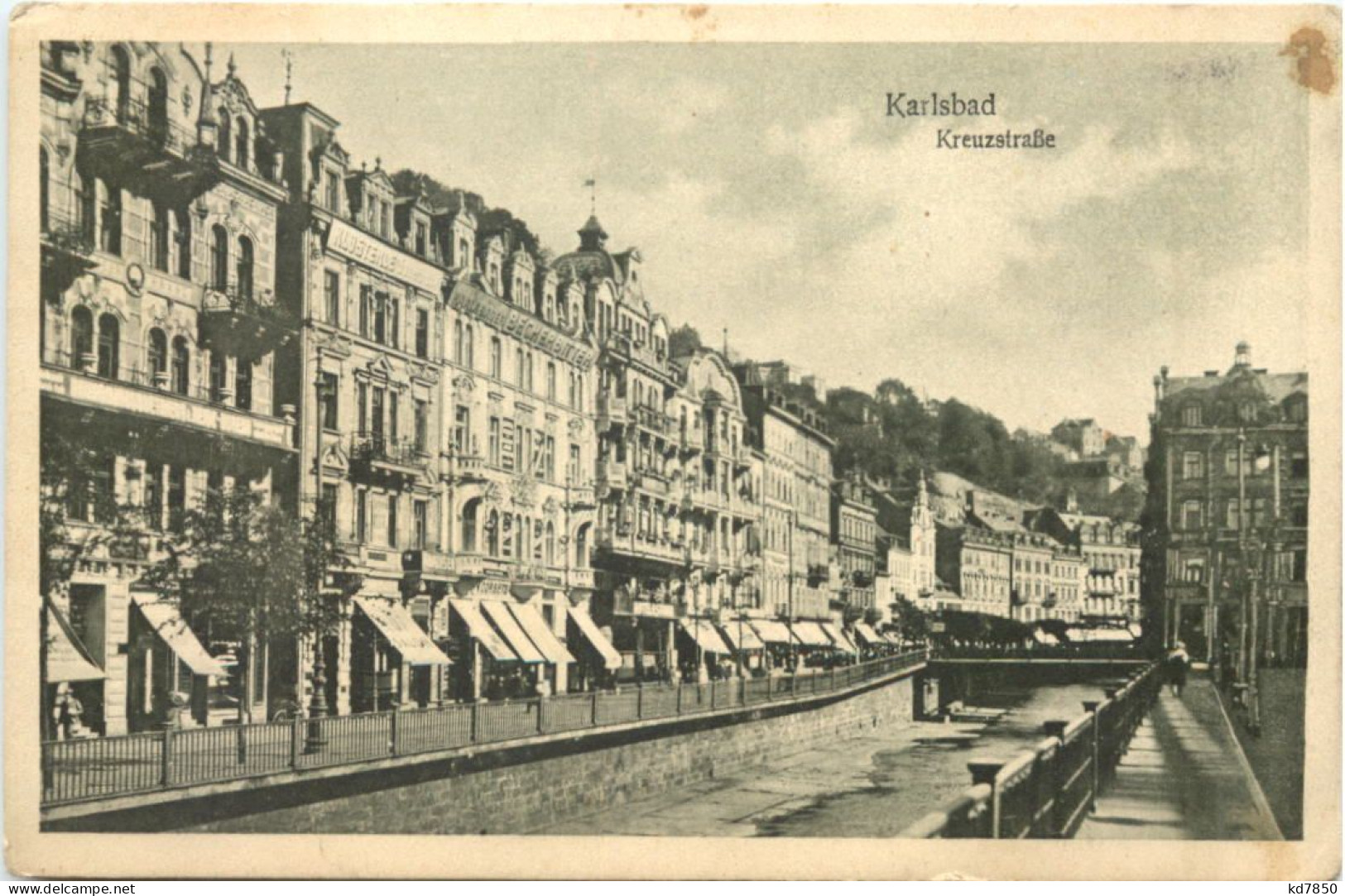 Karlsbad - Kreuzstrasse - Boehmen Und Maehren