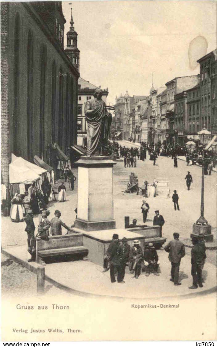 Gruss Aus Thorn - Kopernikus Denkmal - Pommern