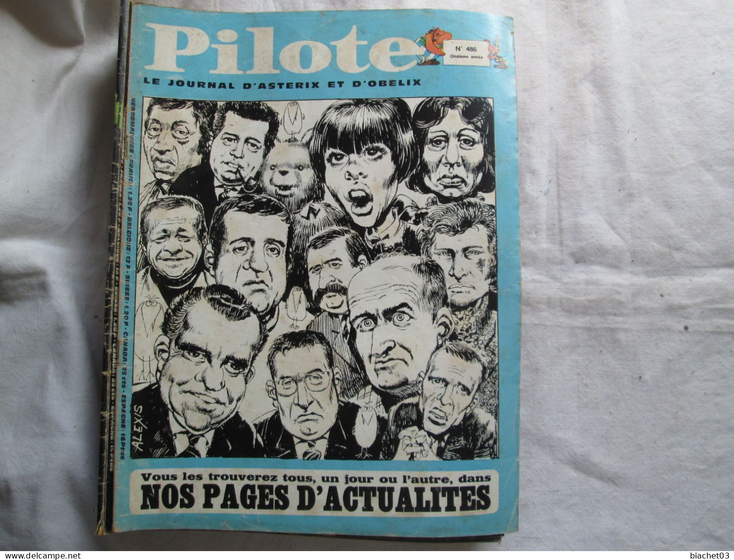 PILOTE Le Journal D'Astérix Et Obélix  N°486 - Pilote