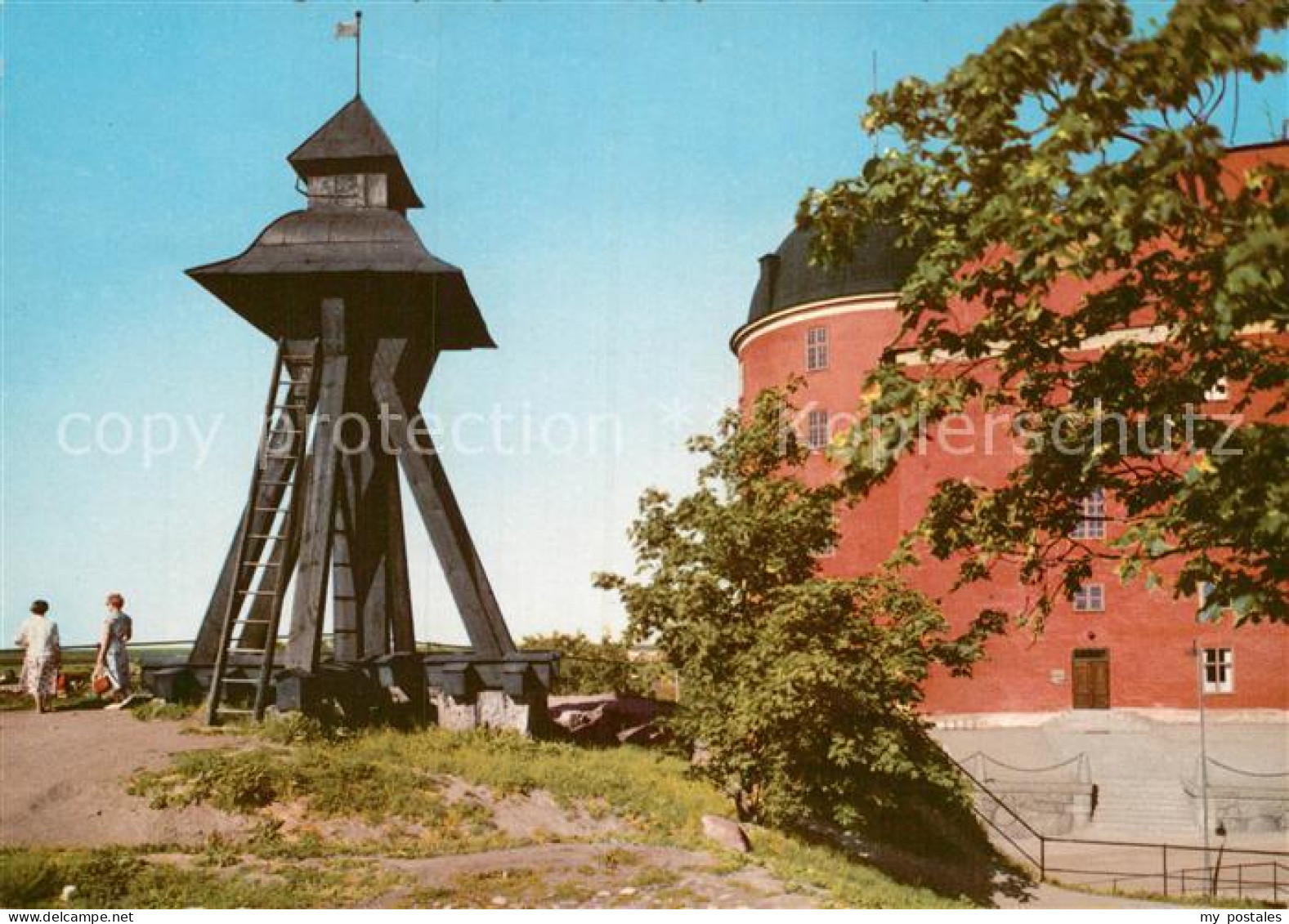 72926286 Uppsala Gunillaklockan Och Slottet Schloss Uppsala - Suecia