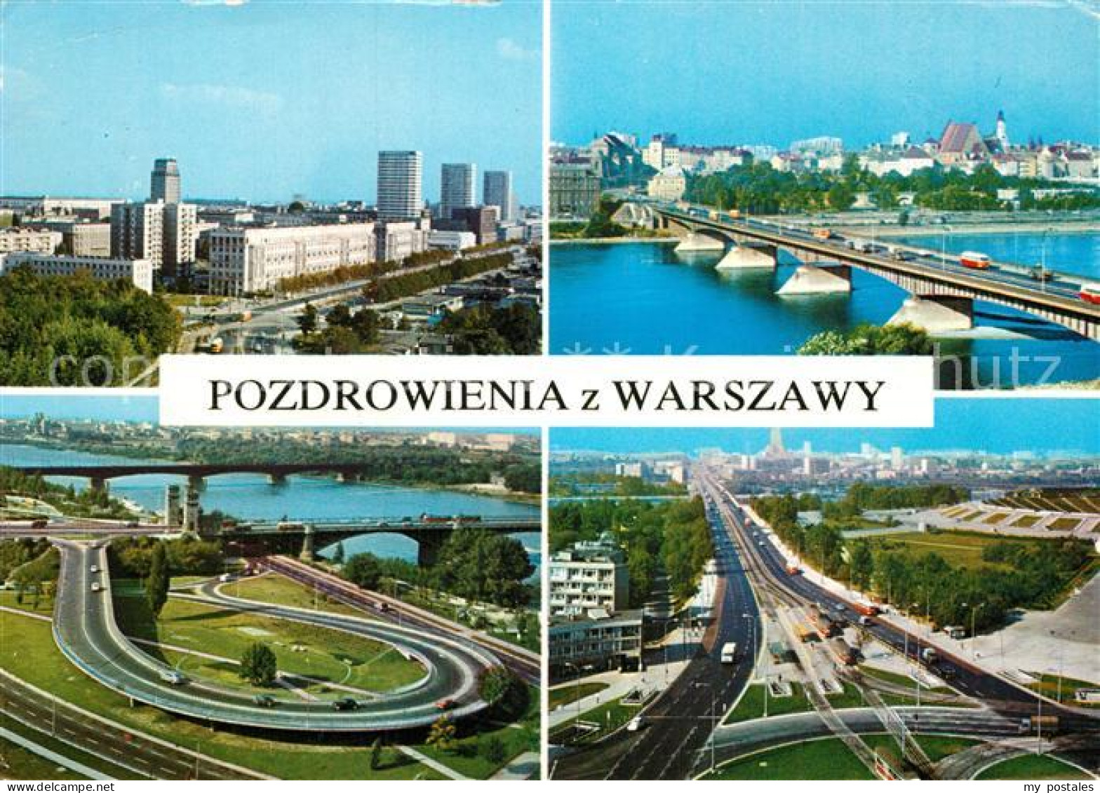 72926124 Warschau Masowien Stadtansichten Autobahn Bruecke Warschau - Polonia