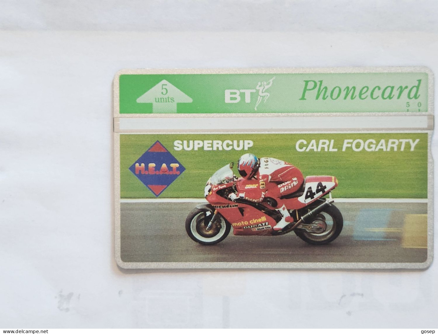 United Kingdom-(BTG-285)-H.E.A.T-Supercup-(2)-Carl-(488)(5units)(404B00066)(tirage-1.000)-price Cataloge-8.00£-mint - BT Allgemeine