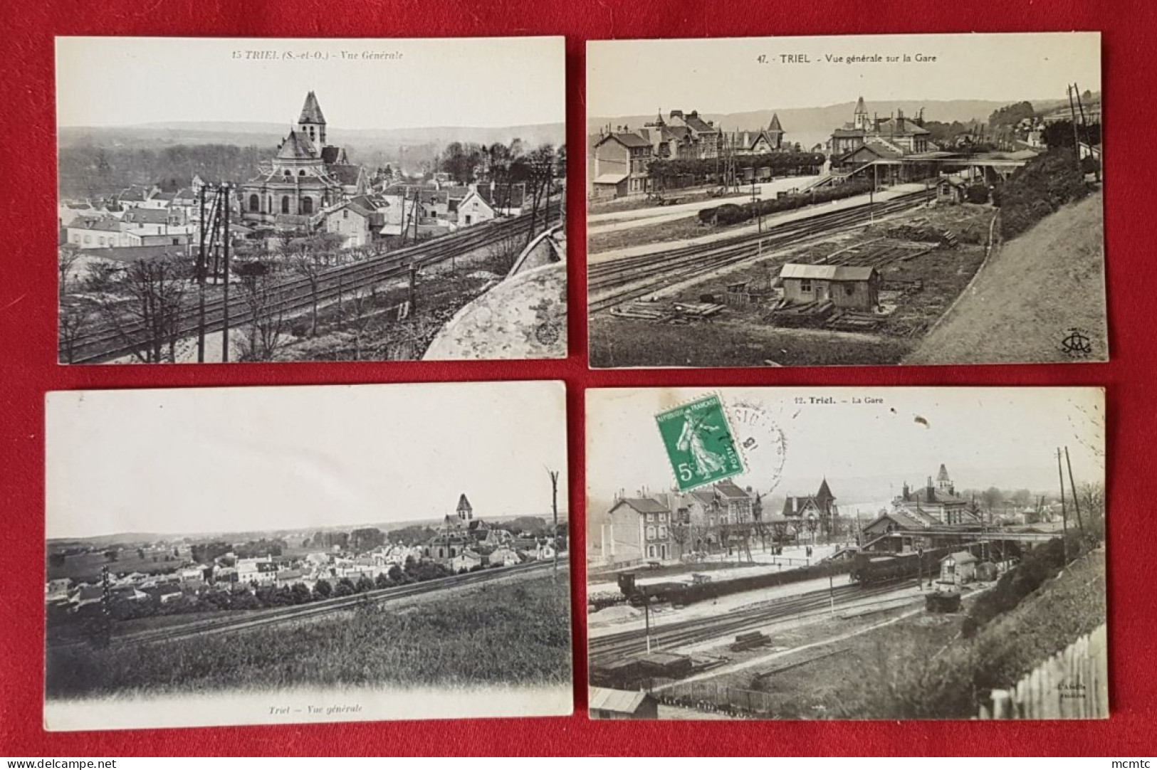 12 Cartes -  Triel Sur Seine   -( 78 - Yvelines ) - Triel Sur Seine