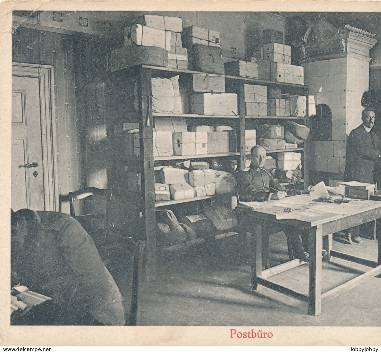 Postbüro Stralsund (Dänholm) Kas: V - Stube 4 - Bar VII -  H6971 - Offizier Gefangenläger - An Bucarest Besetztes Gebiet - Oorlog 1914-18