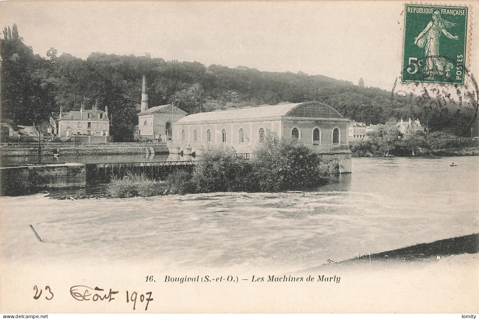 78 Bougival Les Machines De Marly CPA - Bougival