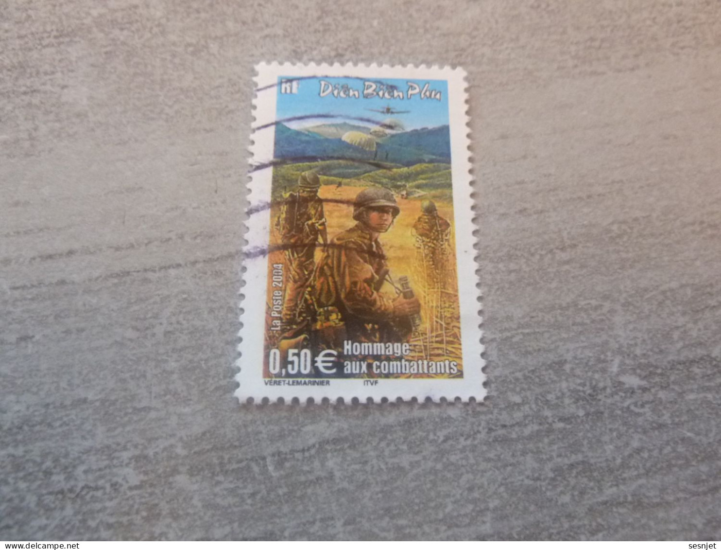 Bataille De Diên Biên Phu (Viet-Nam) - 0.50 € - Yt 3667 - Multicolore - Oblitéré - Année 2004 - - Usados