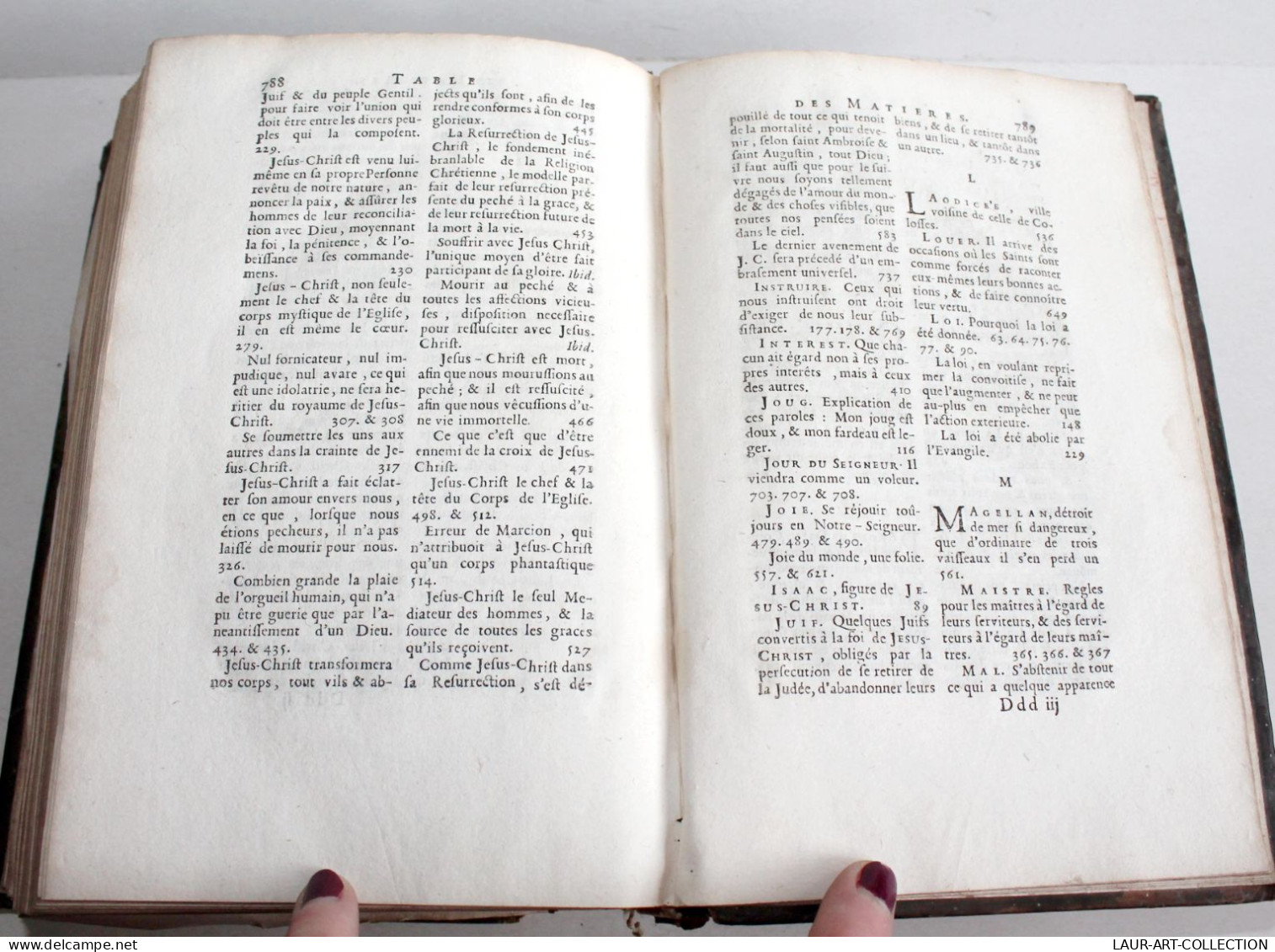 EPISTRES DE SAINT PAUL AUS GALATES EPHESIENS PHILIPPIENS.. + EXPLICATION 1711 T3 / ANCIEN LIVRE XVIIIe SIECLE (2603.147) - 1701-1800