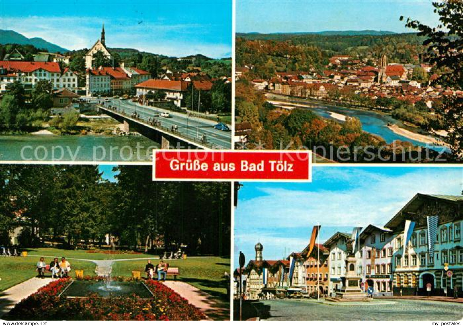 72925598 Bad Toelz Park Bruecke  Bad Toelz - Bad Tölz