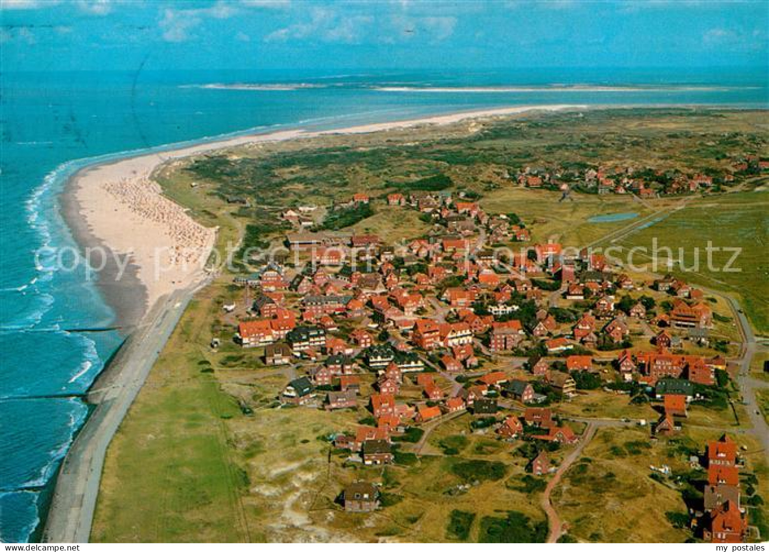 72925544 Baltrum Nordseebad Fliegeraufnahme Baltrum - Andere & Zonder Classificatie